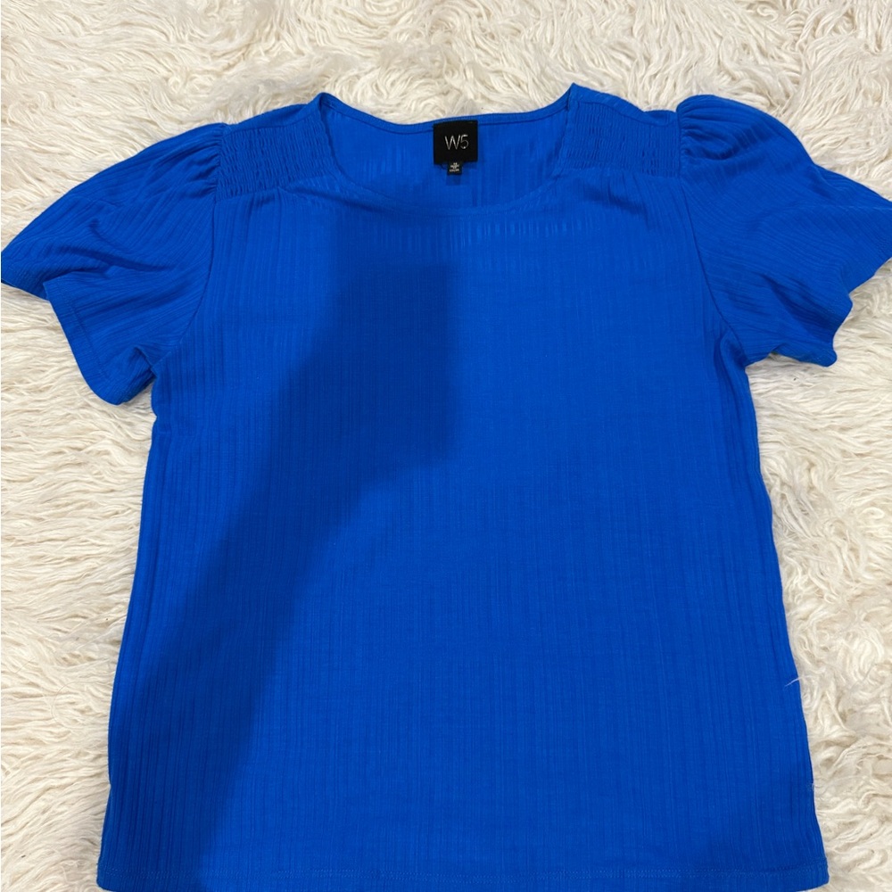 W5 Women's Vibrant Blue Short Sleeve Tee